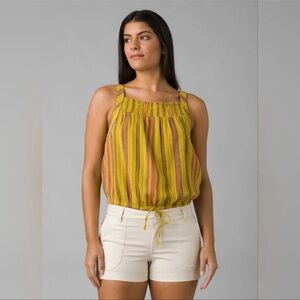 Prana little palm cami in leapfrog stripe Tank Top